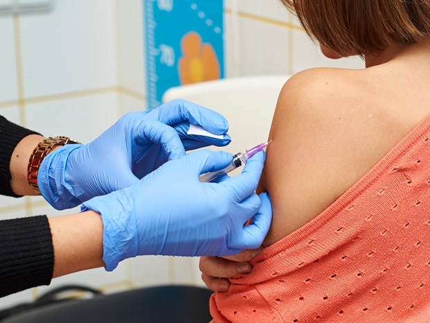 RendezView.Nurse making vaccine injection to teenage girl shoulder. (Pic: iStock)