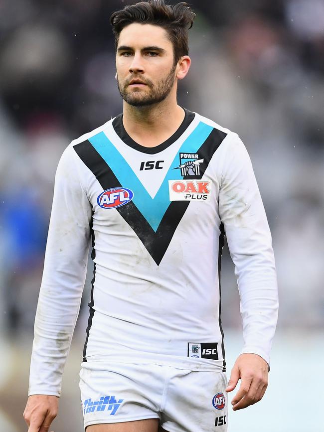 Port Adelaide’s Chad Wingard.