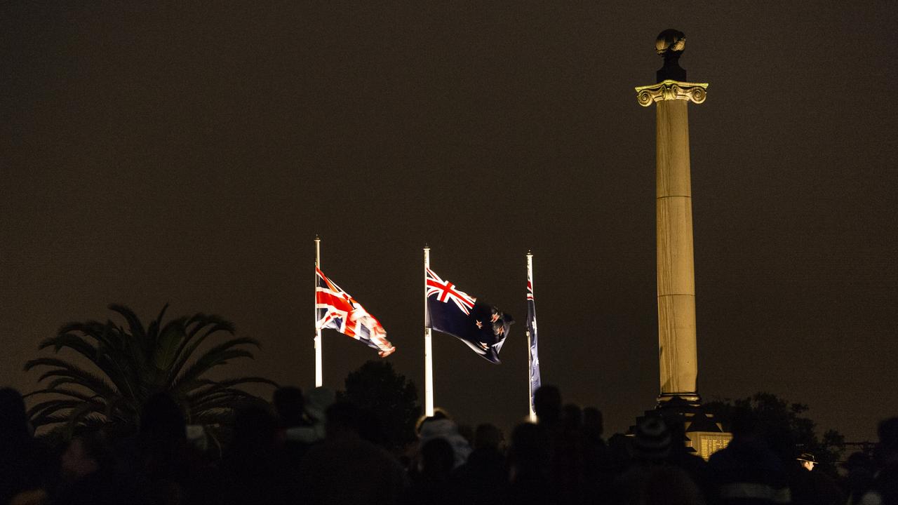 Anzac Day dawn service, Monday, April 25, 2022. Picture: Kevin Farmer