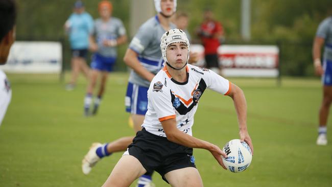 Photos from the Macarthur Wests Tigers v North Coast Bulldogs clash, round two of the Andrew Johns Cup at Kirkham Oval, Camden, 10 February 2024. Picture: Warren Gannon Photography