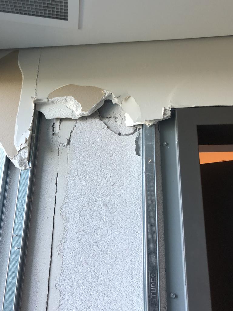 Exclusive pictures showing damage to Opal Towers Building 