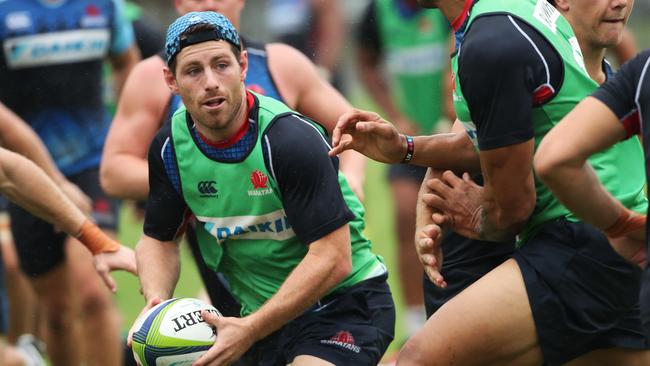 Bernard Foley during Waratahs training Bus Loop oval, Moore Park. Picture. Phil Hillyard