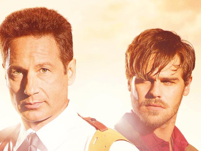 David Duchovny and Grey Damon in Aquarius