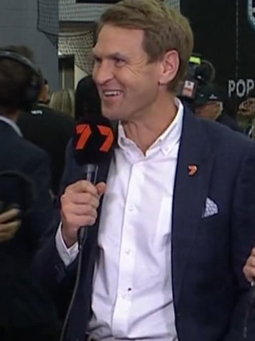 Kane Cornes’ criticism of Harry Sheezel has been particularly strong. Photo: Channel 7.