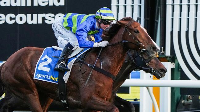 Jamie Kah won the final race at Caulfield aboard Another Wil after she was questioned by stewards earlier in the day. Picture: George Sal/Racing Photos via Getty Images