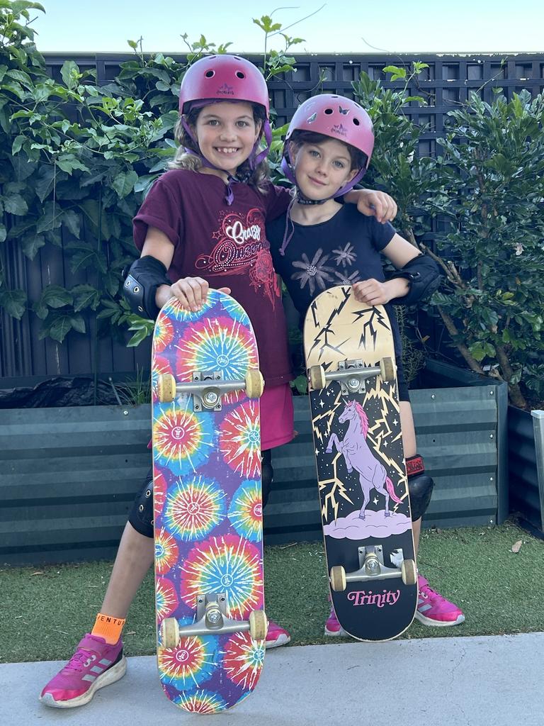 Jo’s girls saved up to buy their skateboards.