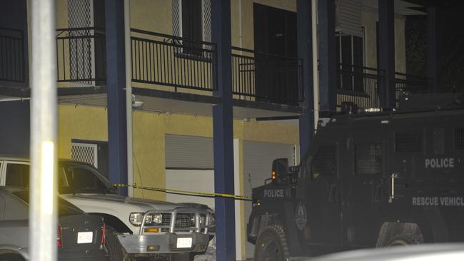 The scene where the kidnapping of Monique Edmondson came to a deadly end with Joshua Walsh taking his own life as police surrounded the Belle Place apartment in Millner