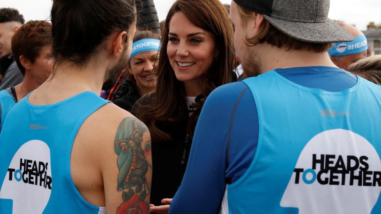 In 2016 Kate, William and Prince Harry founded their mental health charity Heads Together. Picture: Luke MacGregor – WPA Pool/Getty Images