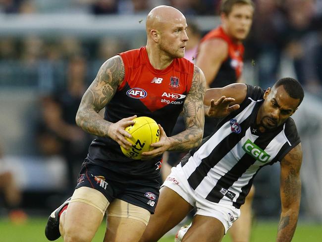 Nathan Jones won his third consecutive Melbourne Best and Fairest in 2014. Picture: Michael Klein