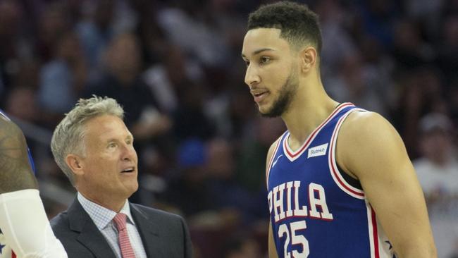 Philadelphia coach Brett Brown wants to bring the 76ers and Ben Simmons to Australia.