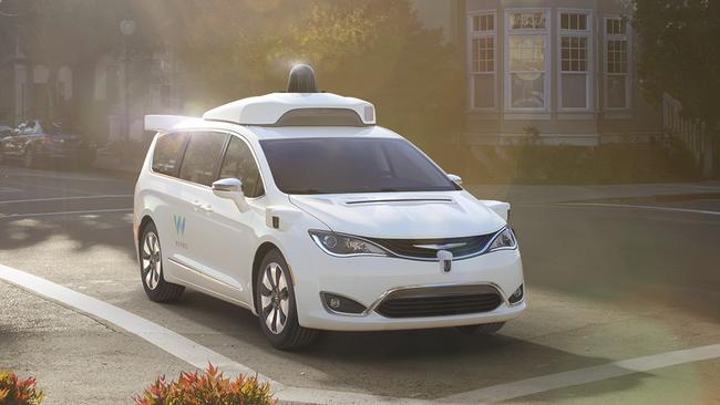 Waymo uses a fleet of Chrysler Pacificas for its test vehicles.