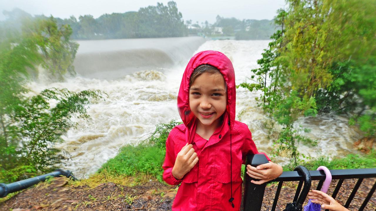 Ciara Endacott, 8, of Douglas takes a look at Blacks Weir. Picture: Zak Simmonds