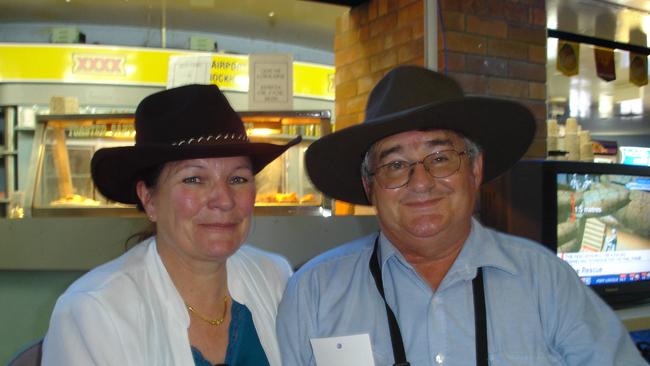 Glenys Heyward with her former de facto husband partner Neil Heyward before she left him. Glenys went missing on July 23, 2007. (Pic: Supplied)