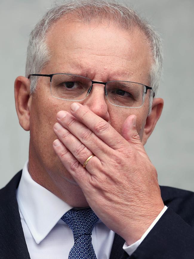 Scott Morrison on Wednesday. Picture: NCA NewsWire / Gary Ramage