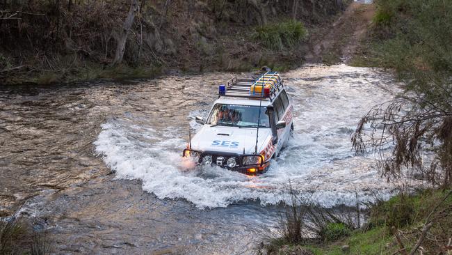 The search is taking place in Victoria’s high country. Picture: Jason Edwards