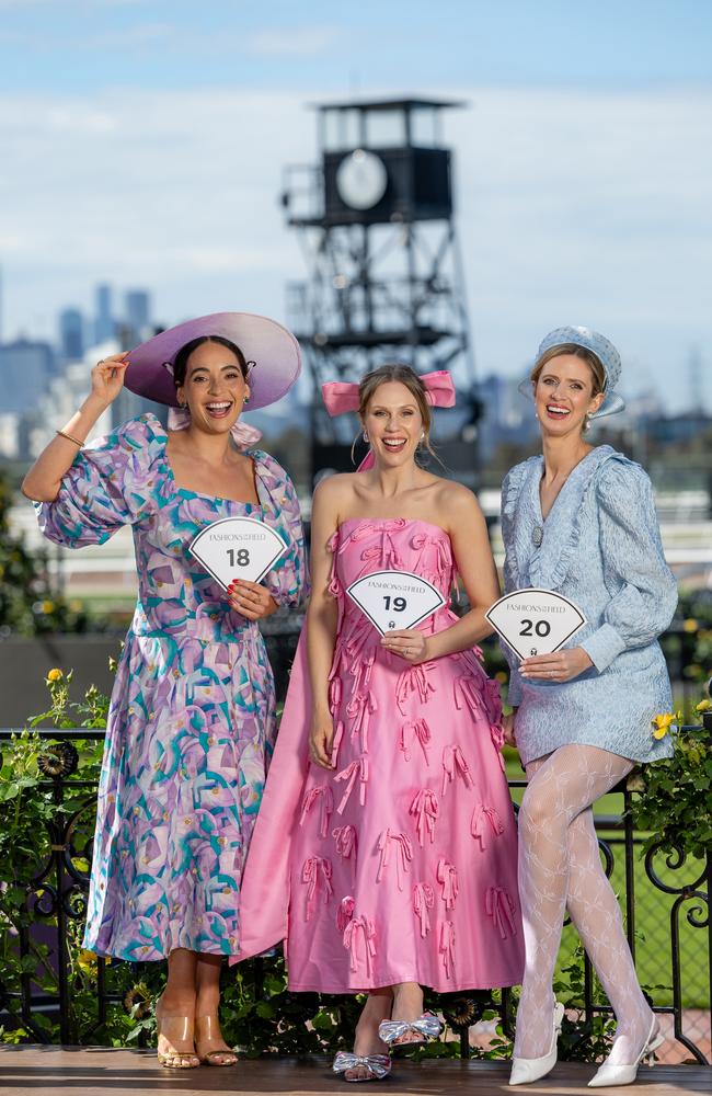 The VRC tried to do away with the sash – but fashionistas weren’t having it. Picture: Jason Edwards