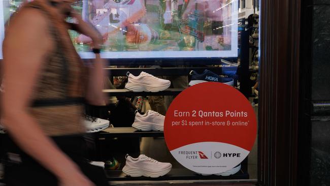 The nation’s largest footwear retail owner Accent Group is experiencing weaker sales growth. Picture: NewsWire / Max Mason-Hubers