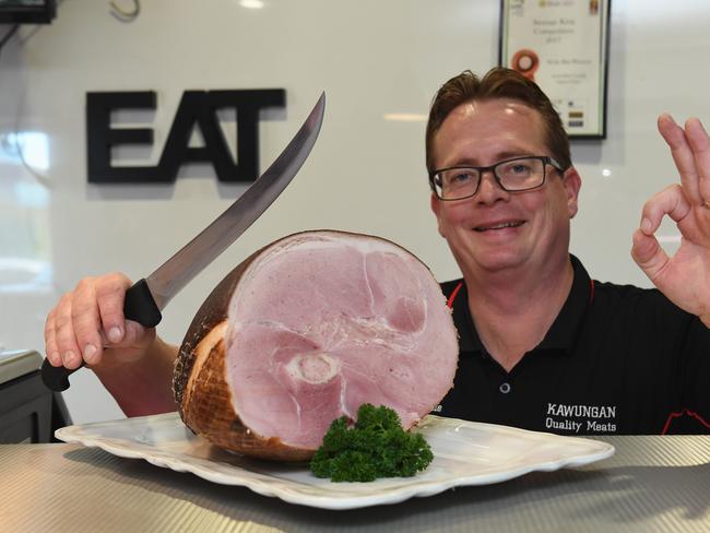 Kawungan Quality Meats manager Dale Newberry. The business is a finalist for the Retail award after receiving a commendation in 2023.