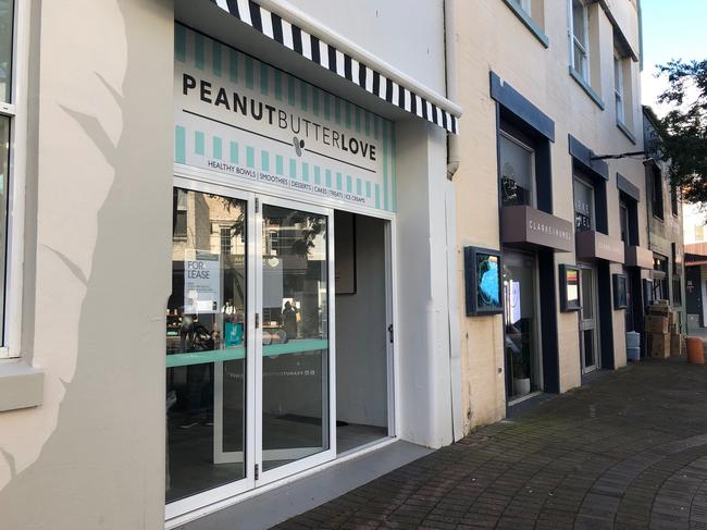 Peanut Butter Love in Market La, Manly, has closed. Picture: Julie Cross