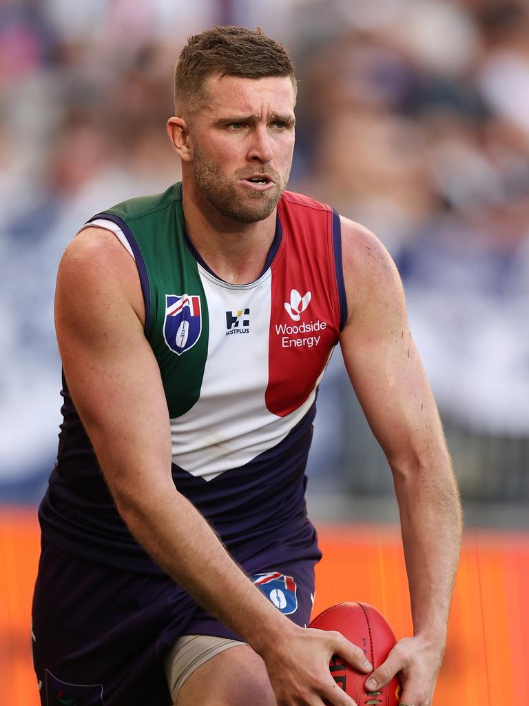 Fremantle interceptor Luke Ryan was named in a back pocket. Picture: Paul Kane/Getty Images