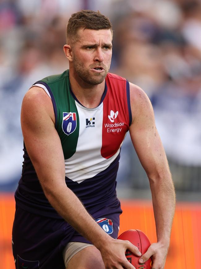 Fremantle interceptor Luke Ryan was named in a back pocket. Picture: Paul Kane/Getty Images