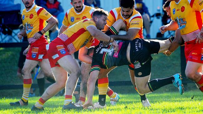 Sawtell Panthers vs Coffs Harbour Comets in round five of the 2024 Group 2 Rugby League competition at Rex Hardaker Oval on May 19, 2024. Picture: Leigh Jensen