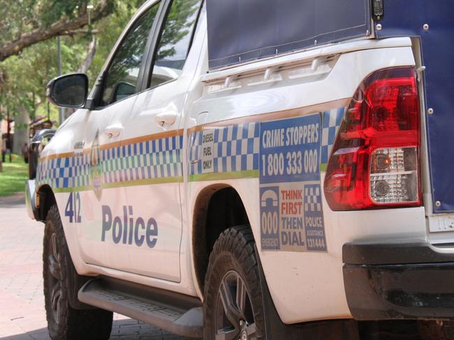 Northern Territory police in Alice Springs, Todd Mall. Picture: Gera Kazakov generic NT Police NTPFES