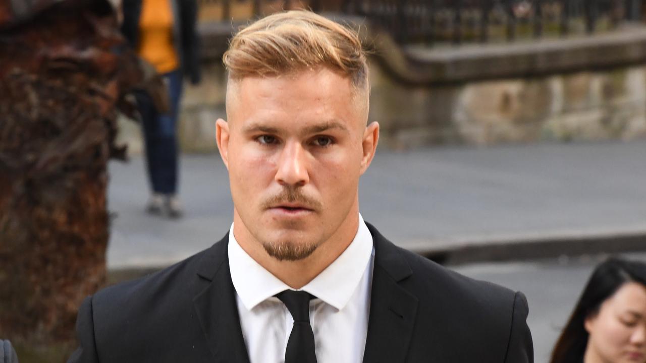 Jack de Belin arrives at the NSW Federal Court in April 