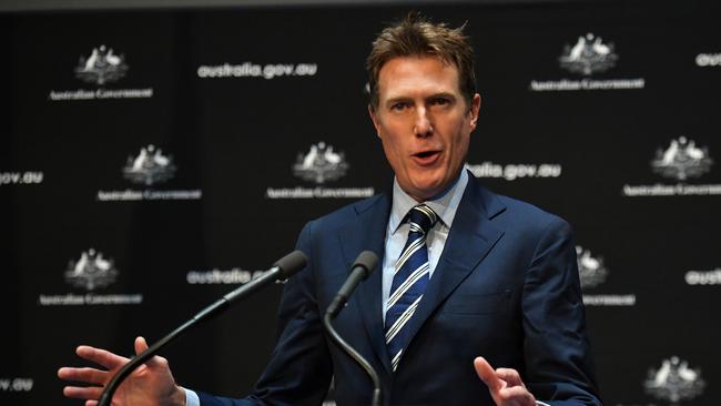 Attorney-General and Industrial Relations Minister Christian Porter. Picture: AAP