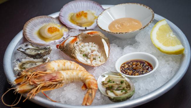 The affordable luxury of the seafood platter. Picture: Wayne Taylor