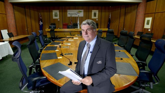 Moreton Bay Regional Council Mayor Allan Sutherland. The council will adopt its 2019/2020 budget on June 3. Picture: Bradley Cooper.