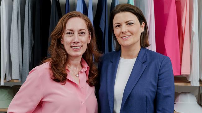 ABGF co-head of investments Ghazaleh Lyari (left) and Solbari CEO and founder Johanna Young. Picture: Supplied