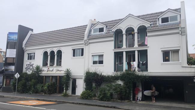 The Stoke Beach House backpacker hostel in Raglan St, Manly, in January 2024. Picture: Jim O’Rourke