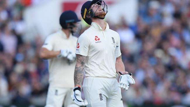 Ben Stokes didn’t wait around for a likely review that would have confirmed his dismissal, walking immediately.