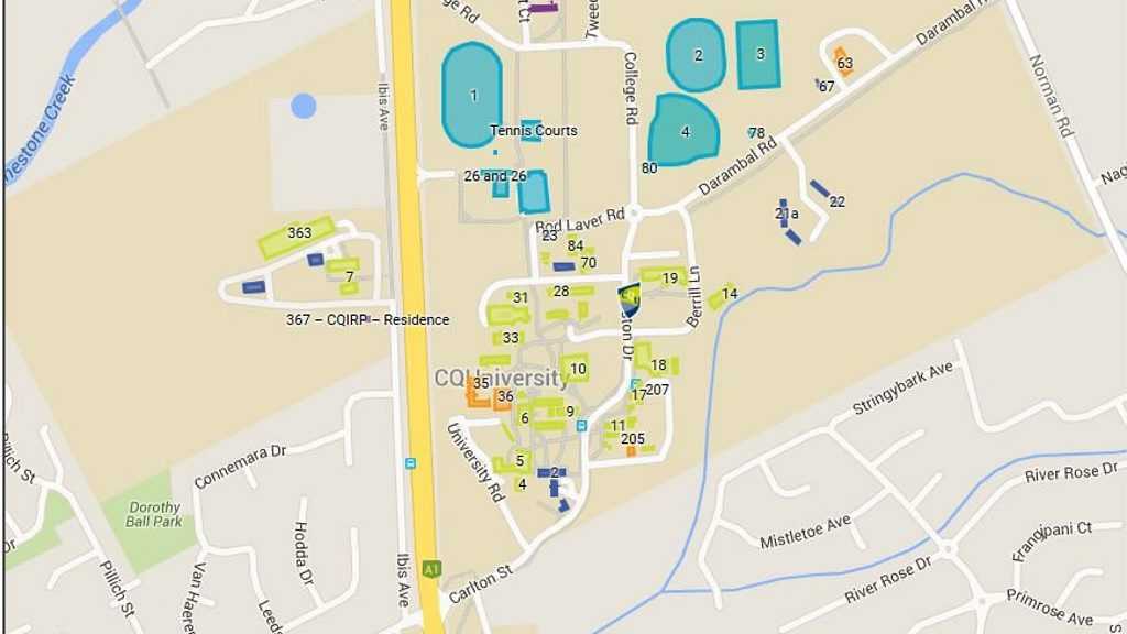 Cqu North Rockhampton Map Watch: Uni Fugitive Not Located After Yesterday's Lockdown | The Courier  Mail