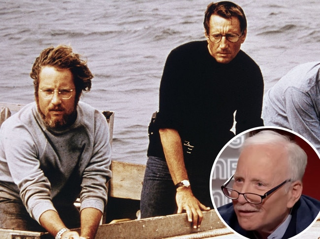 Dreyfuss, who famously played Matt Hooper (left) in the 1975 horror film “Jaws,” claimed the standards were legislating people’s feelings. Picture: Getty Images