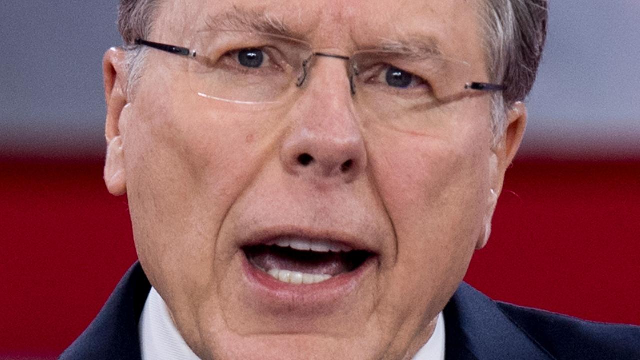 Secret footage of NRA executive vice president Wayne LaPierre shooting elephants in Botswana with his wife has emerged. Picture: Jim Watson/AFP