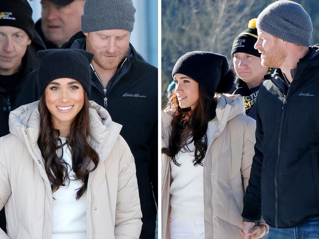 Prince Harry and Meghan Markle attend the 'One Year To Go' Invictus Games event in Vancouver. Picture: