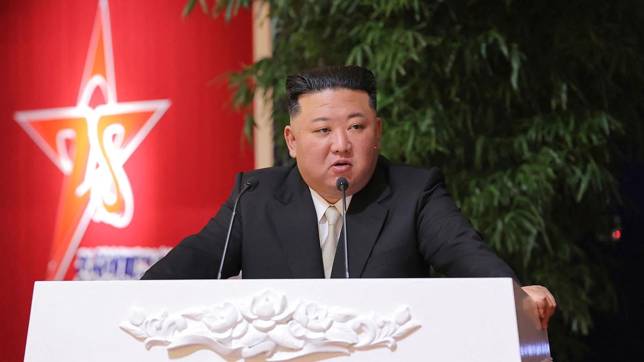 Kim Jong-un has rarely addressed the food security issues. Picture: KCNA VIA KNS/AFP