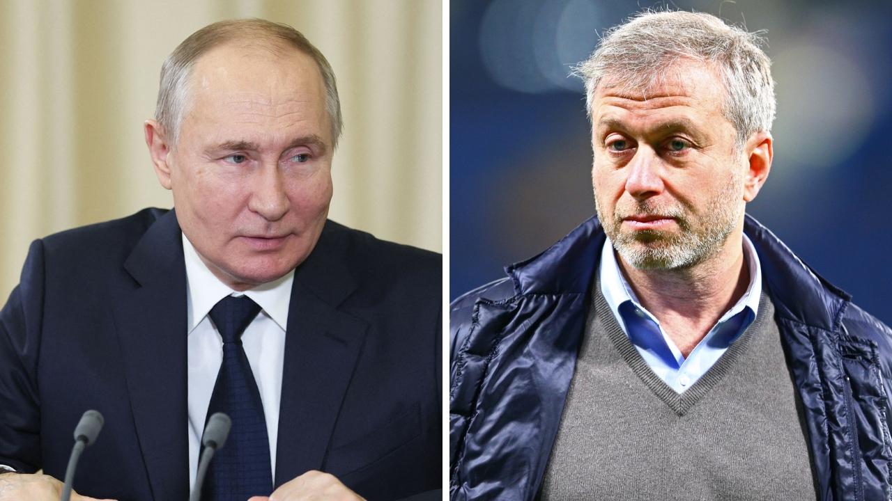 Vladimir Putin and Roman Abramovich.