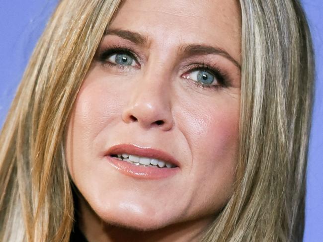 FILE - In this Jan. 30, 2015 file photo, actress Jennifer Aniston arrives at the 30th Santa Barbara International Film Festival Montecito Award ceremony in Santa Barbara, Calif. Aniston and Julia Roberts will join other celebrities for NBC's 