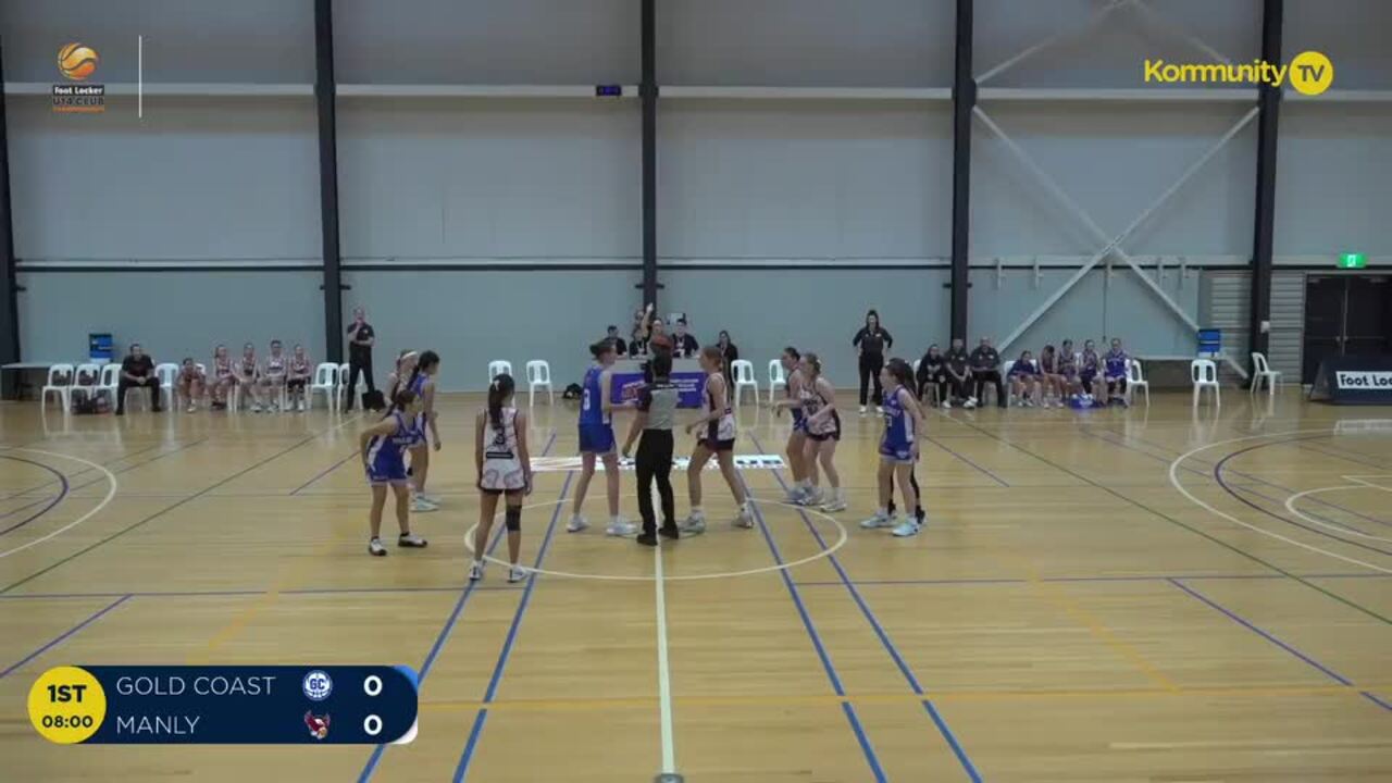 Replay: Gold Coast Rollers v Manly Warringah Sea Eagles (Girls) - 2024 Basketball Australia U14 Club Championships Day 2