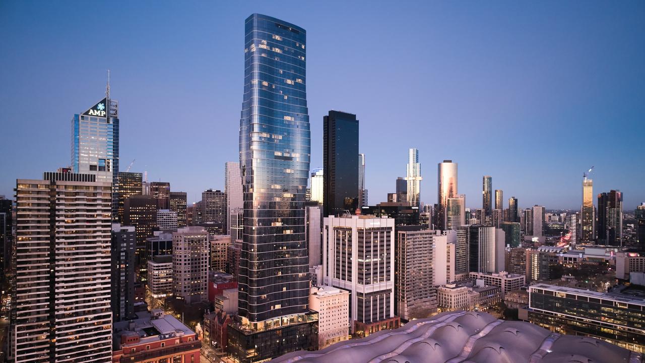 The Premier Tower in Melbourne, nicknamed ‘the Beyonce building’.