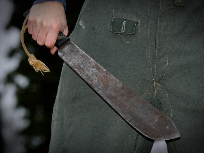 Two innocent victims were chased by offenders armed with machetes in Hoppers Crossing. Picture: file image