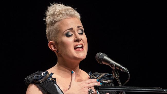 Katie Noonan performs with the Brodsky Quartet at QPAC, Brisbane.