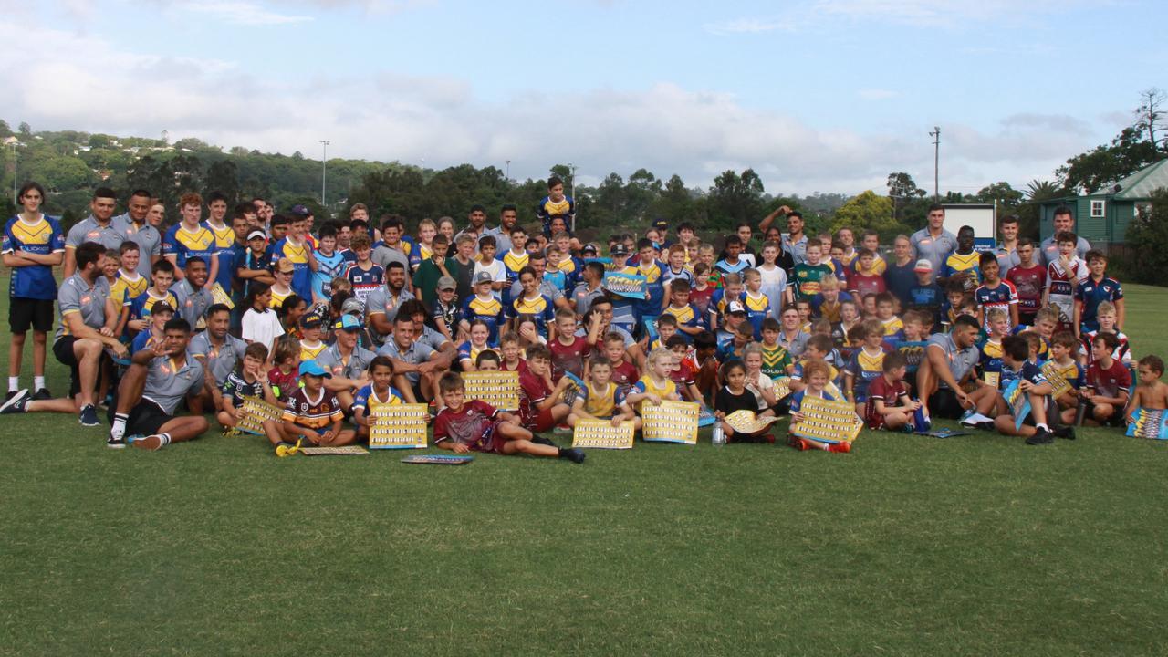 TITANS TREAT: On Thursday February 25, The Gold Coast Titans held a 'come and try' session for around 200 youngsters aged 6 -16, ahead of their trial game against the New Zealand Warriors at Oakes Oval, Lismore, on February 27, 2021. Photo: Alison Paterson