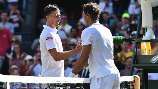 John Millman has the utmost respect for Rafael Nadal.