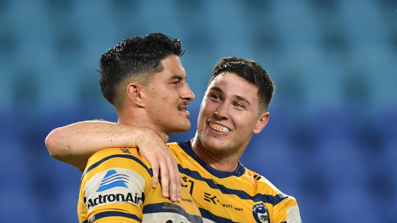 The Eels face a challenge to keep Dylan Brown and Mitch Moses. Picture: NRL Photos