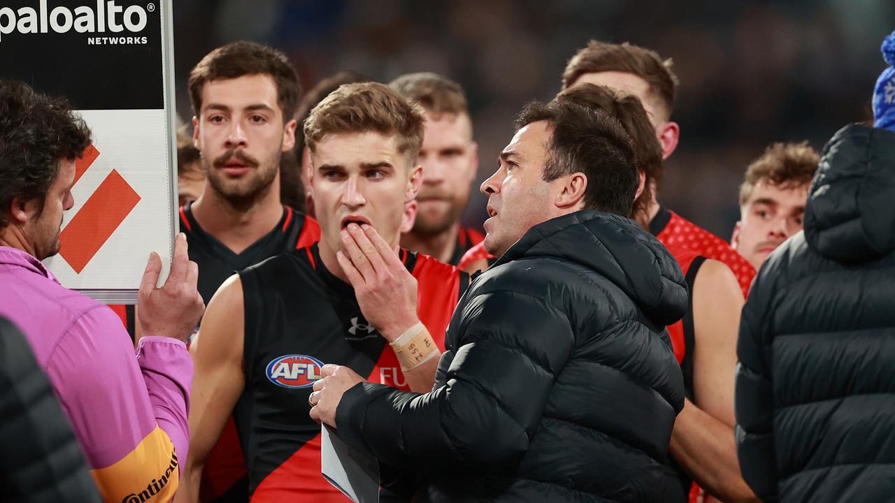 Brad Scott was head and shoulders above the other Essendon candidates, says Jordan Lewis. Picture: Kelly Defina/Getty Images