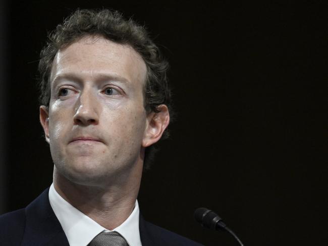 Mark Zuckerberg, CEO of Meta, listens as he testifies during the US Senate Judiciary Committee hearing, "Big Tech and the Online Child Sexual Exploitation Crisis," in Washington, DC, on January 31, 2024. (Photo by ANDREW CABALLERO-REYNOLDS / AFP)